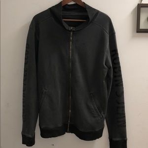 ROBINS JEAN TRACK SWEATER MENS SIZE MEDIUM